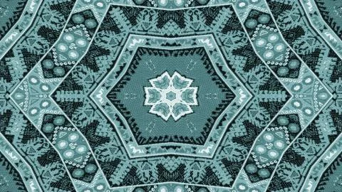 Ethnic Authentic Carpet Kaleidoscope Illustrazione stock