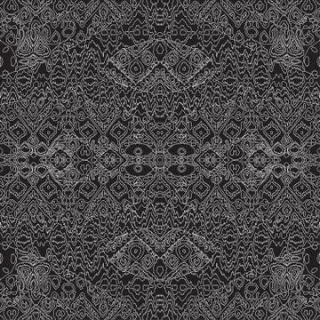 Ethnic bohemian arabesque pattern. Zigzag geometric retro abstra Stock Illustration