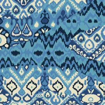 Ethnic bohemian arabesque pattern. Zigzag geometric retro abstra Stock Photos