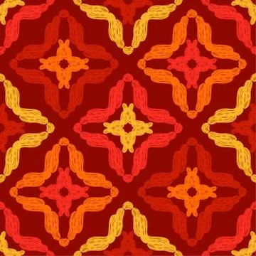 Ethnic boho ornament. Stock Illustration