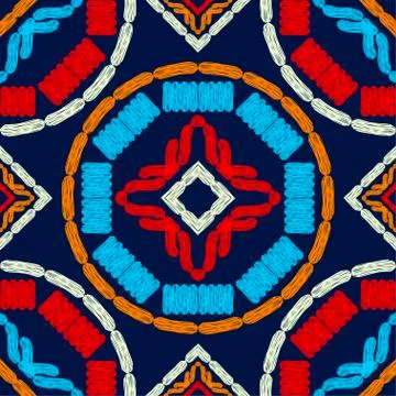 Ethnic boho ornament. Stock Illustration
