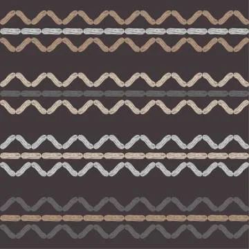 Ethnic boho ornament. Stock Illustration