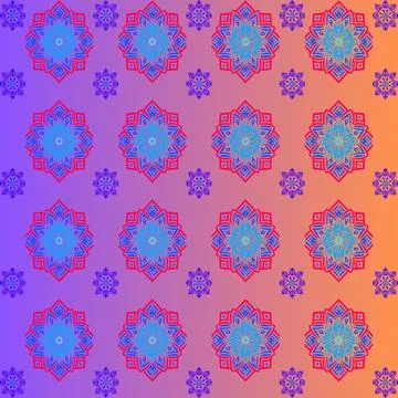 Ethnic boho seamless pattern. Traditional ornament. Tribal pattern. Folk motif.  Stock Illustration