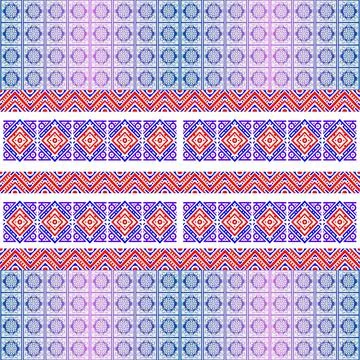 Ethnic boho seamless pattern. Traditional ornament. Tribal pattern. Folk motif.  Stock Illustration