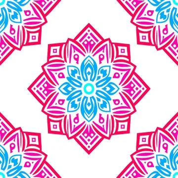 Ethnic boho seamless pattern. Traditional ornament. Tribal pattern. Folk motif.  Stock Illustration