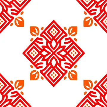 Ethnic boho seamless pattern. Traditional ornament. Tribal pattern. Folk motif.  Stock Illustration