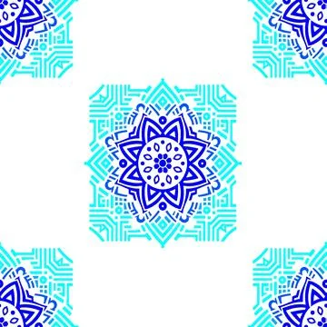 Ethnic boho seamless pattern. Traditional ornament. Tribal pattern. Folk motif.  Stock Illustration