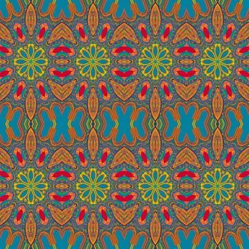 Ethnic boho seamless pattern. Traditional ornament. Tribal pattern. Folk motif.  Stock Illustration