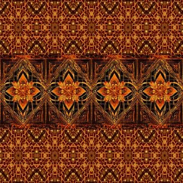 Ethnic boho seamless pattern. Traditional ornament. Tribal pattern. Folk motif.  Stock Illustration