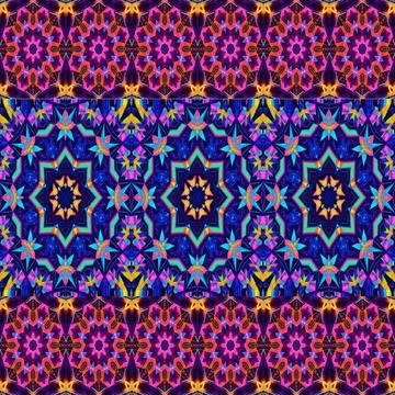 Ethnic boho seamless pattern. Traditional ornament. Tribal pattern. Folk motif.  Stock-Illustration