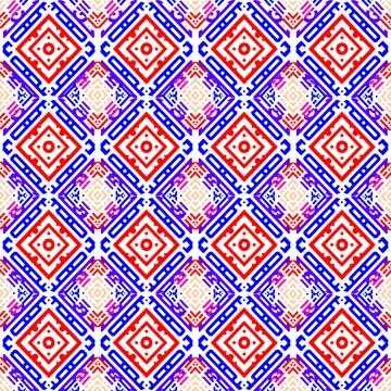 Ethnic boho seamless pattern. Traditional ornament. Tribal pattern. Folk motif.  Stock Illustration