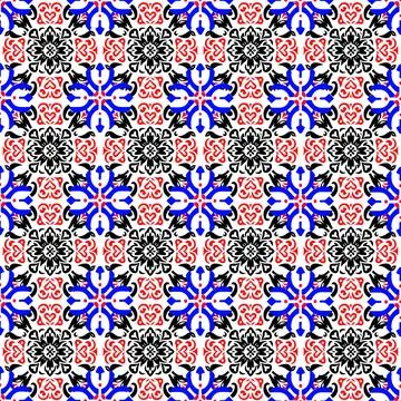 Ethnic boho seamless pattern. Traditional ornament. Tribal pattern. Folk motif.  Stock Illustration