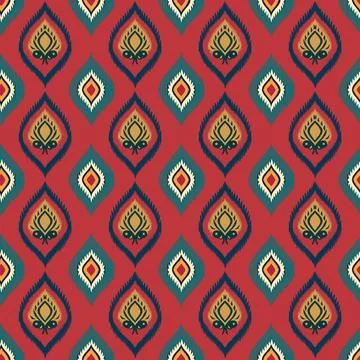 Ethnic boho seamless pattern. Traditional ornament. Tribal pattern. Folk motif.  Stock Illustration