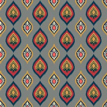 Ethnic boho seamless pattern. Traditional ornament. Tribal pattern. Folk motif.  Stock Illustration