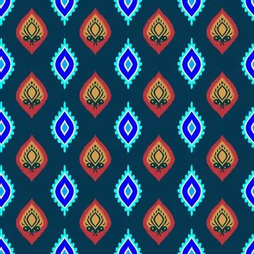 Ethnic boho seamless pattern. Traditional ornament. Tribal pattern. Folk motif.  Stock Illustration