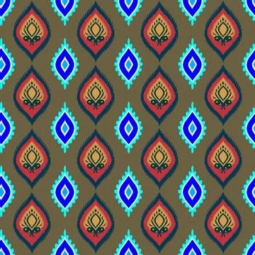 Ethnic boho seamless pattern. Traditional ornament. Tribal pattern. Folk motif.  Stock Illustration