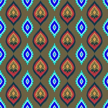 Ethnic boho seamless pattern. Traditional ornament. Tribal pattern. Folk motif.  Stock-Illustration