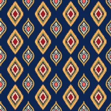 Ethnic boho seamless pattern. Traditional ornament. Tribal pattern. Folk motif.  Stock Illustration