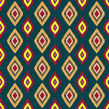Ethnic boho seamless pattern. Traditional ornament. Tribal pattern. Folk motif.  Stock Illustration