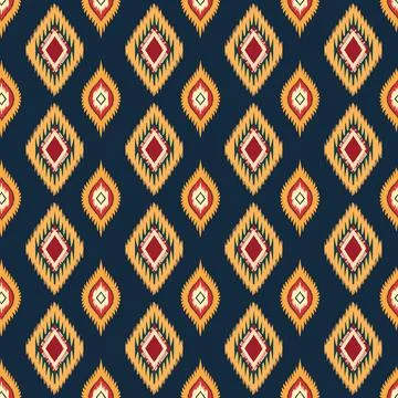 Ethnic boho seamless pattern. Traditional ornament. Tribal pattern. Folk motif.  Stock Illustration