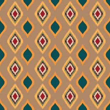 Ethnic boho seamless pattern. Traditional ornament. Tribal pattern. Folk motif.  Stock Illustration