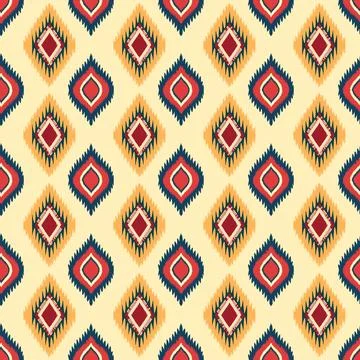 Ethnic boho seamless pattern. Traditional ornament. Tribal pattern. Folk motif.  Stock Illustration
