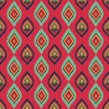 Ethnic boho seamless pattern. Traditional ornament. Tribal pattern. Folk motif.  Stock Illustration