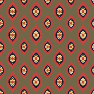 Ethnic boho seamless pattern. Traditional ornament. Tribal pattern. Folk motif.  Stock Illustration