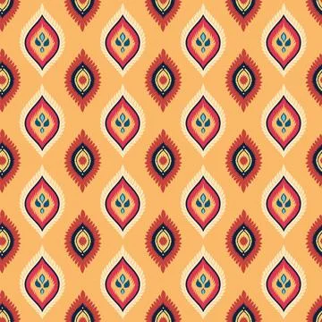 Ethnic boho seamless pattern. Traditional ornament. Tribal pattern. Folk motif.  Stock Illustration