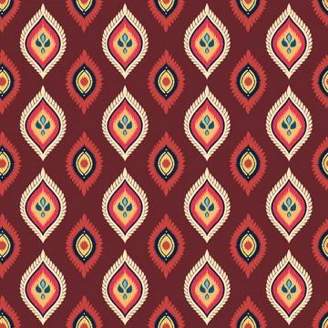 Ethnic boho seamless pattern. Traditional ornament. Tribal pattern. Folk motif.  Stock Illustration