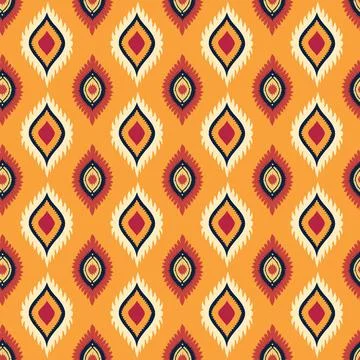 Ethnic boho seamless pattern. Traditional ornament. Tribal pattern. Folk motif.  Stock Illustration