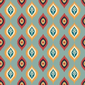 Ethnic boho seamless pattern. Traditional ornament. Tribal pattern. Folk motif.  Stock Illustration
