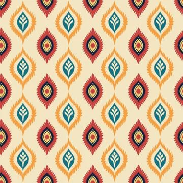 Ethnic boho seamless pattern. Traditional ornament. Tribal pattern. Folk motif.  Stock Illustration