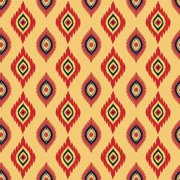 Ethnic boho seamless pattern. Traditional ornament. Tribal pattern. Folk motif.  Stock Illustration