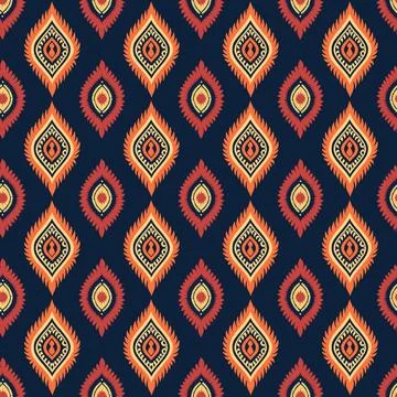 Ethnic boho seamless pattern. Traditional ornament. Tribal pattern. Folk motif.  Stock Illustration