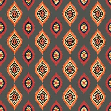 Ethnic boho seamless pattern. Traditional ornament. Tribal pattern. Folk motif.  스톡 일러스트