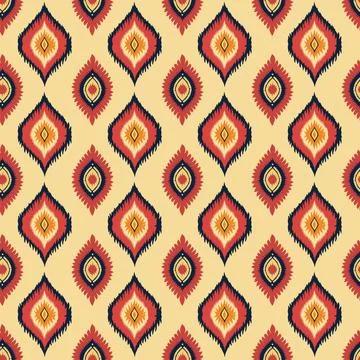 Ethnic boho seamless pattern. Traditional ornament. Tribal pattern. Folk motif.  Stock-Illustration