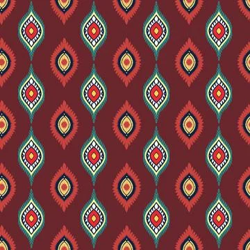 Ethnic boho seamless pattern. Traditional ornament. Tribal pattern. Folk motif.  Illustrazione stock