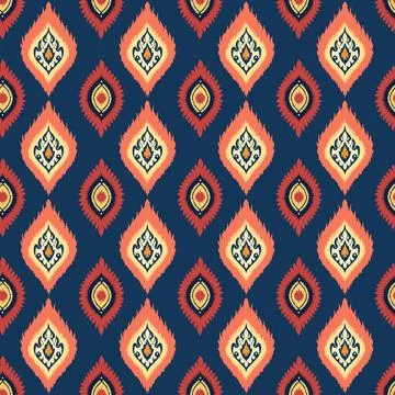 Ethnic boho seamless pattern. Traditional ornament. Tribal pattern. Folk motif.  Stock Illustration