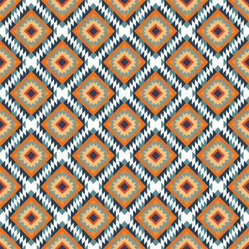 Ethnic boho seamless pattern. Traditional ornament. Tribal pattern. Folk motif.  Stock Illustration