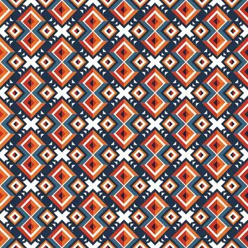 Ethnic boho seamless pattern. Traditional ornament. Tribal pattern. Folk motif.  Illustrazione stock