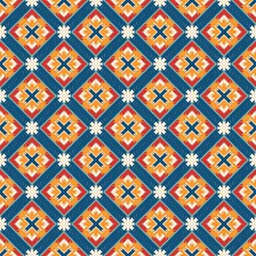 Ethnic boho seamless pattern. Traditional ornament. Tribal pattern. Folk motif.  Stock Illustration