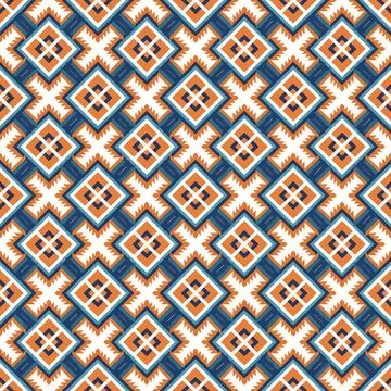 Ethnic boho seamless pattern. Traditional ornament. Tribal pattern. Folk motif.  Stock Illustration