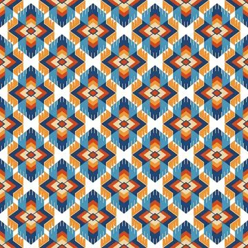 Ethnic boho seamless pattern. Traditional ornament. Tribal pattern. Folk motif.  Stock Illustration
