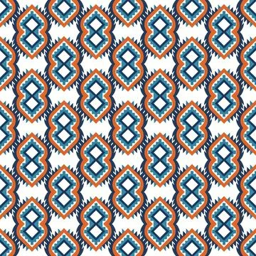 Ethnic boho seamless pattern. Traditional ornament. Tribal pattern. Folk motif.  Stock Illustration