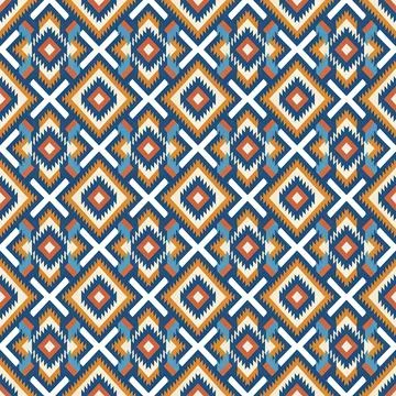 Ethnic boho seamless pattern. Traditional ornament. Tribal pattern. Folk motif.  Illustrazione stock