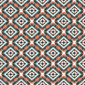 Ethnic boho seamless pattern. Traditional ornament. Tribal pattern. Folk motif.  Stock Illustration