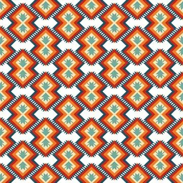 Ethnic boho seamless pattern. Traditional ornament. Tribal pattern. Folk motif.  Illustrazione stock