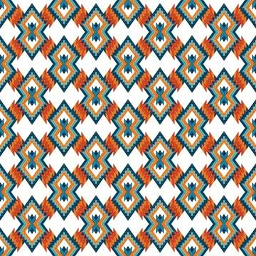 Ethnic boho seamless pattern. Traditional ornament. Tribal pattern. Folk motif.  Stock Illustration