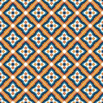 Ethnic boho seamless pattern. Traditional ornament. Tribal pattern. Folk motif.  Illustrazione stock